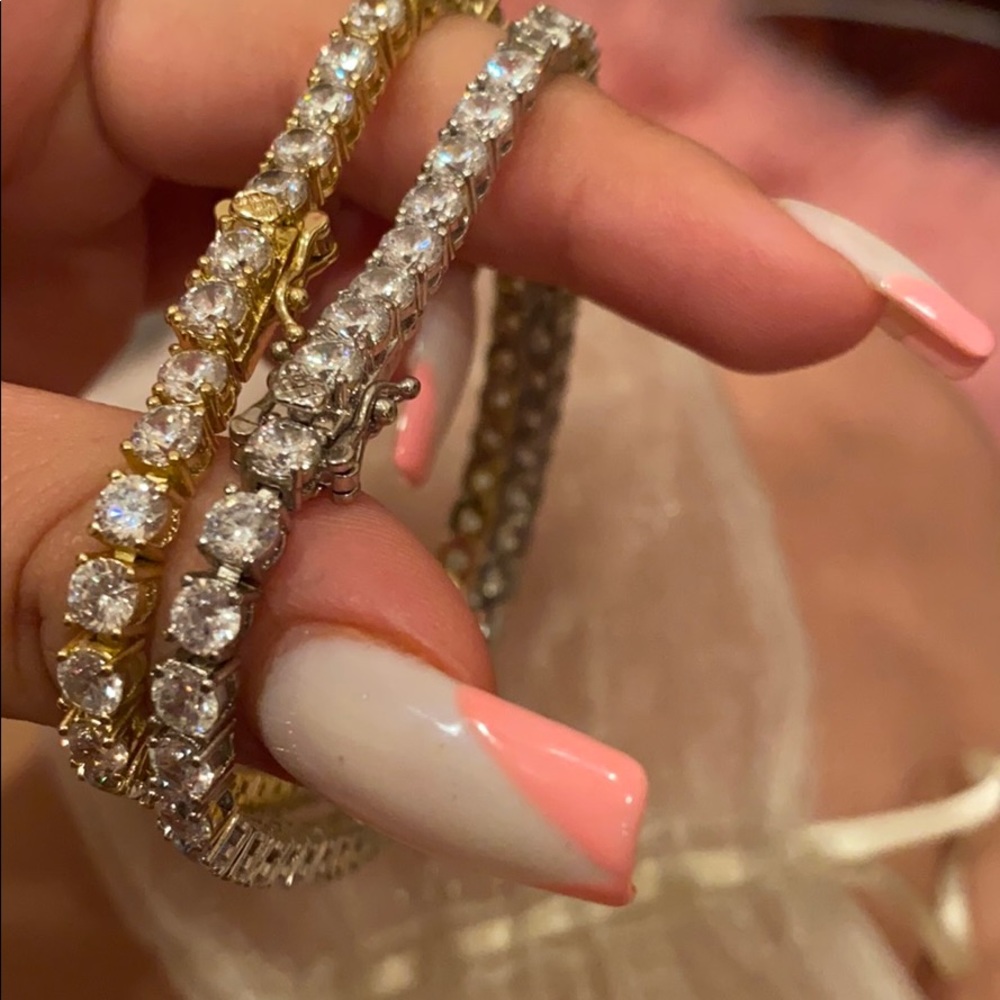 Diamond anklets - Picture 2 of 4
